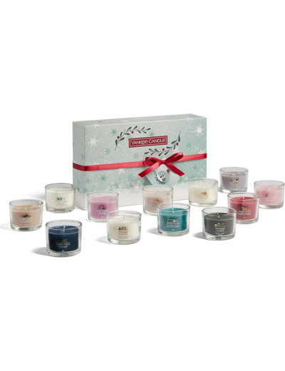 Coffret Noël - 12 VOTIVES EN VERRE