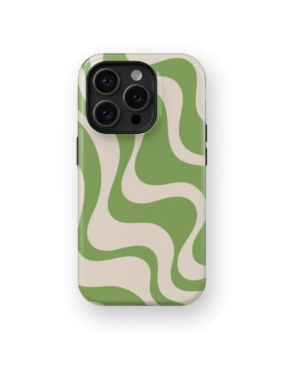 Serene Greens | Coque de téléphone 3D 2en1 Ultra-résistante