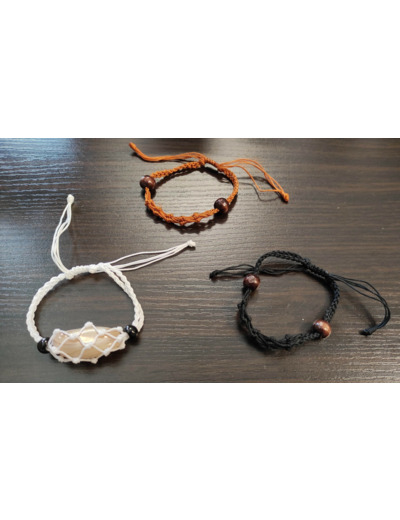 Bracelet porte-pierre ajustable