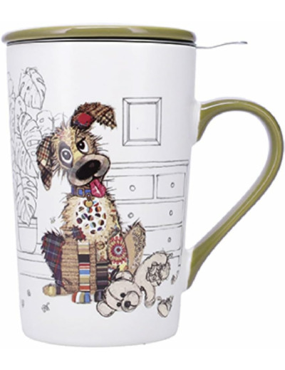 Kiub - Tisanière en porcelaine avec Infuseur 420ml en Boite Cadeau Kook Chien - KIUB