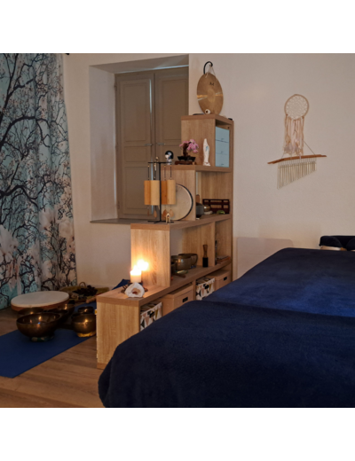 Carte cadeau - Massage sonore "Harmonie des sens" - Solo 1h