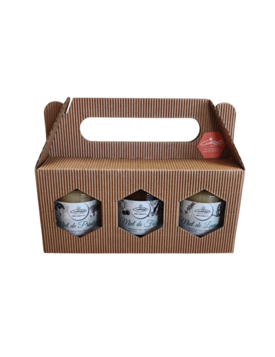 Coffret de Miels – 3 pots de 250 g