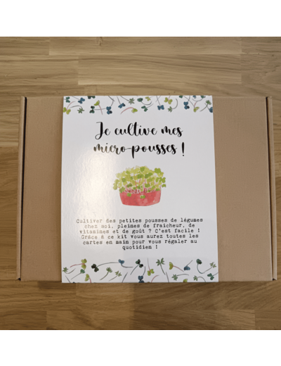 Coffret Je cultive mes micro-pousses