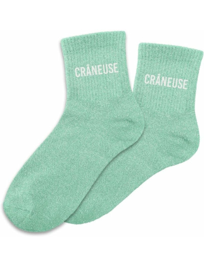 Chaussettes paillettes Crâneuse