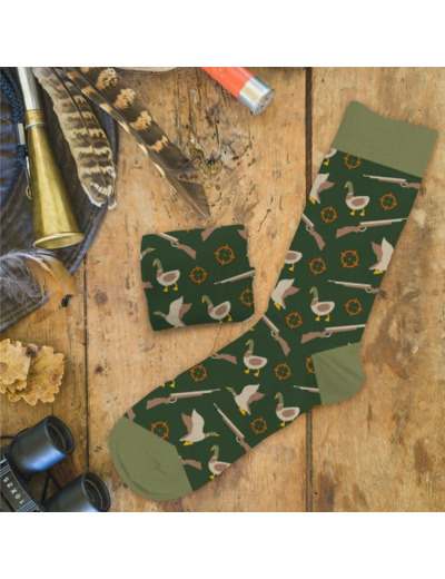 Chaussettes Passion Chasse à Motifs