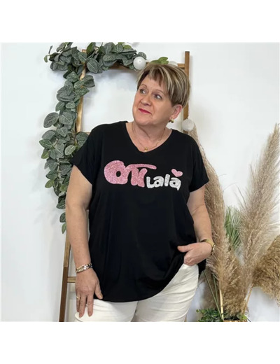 K513- T-Shirt C’Mélodie (Gt) 🇮🇹 (noir)