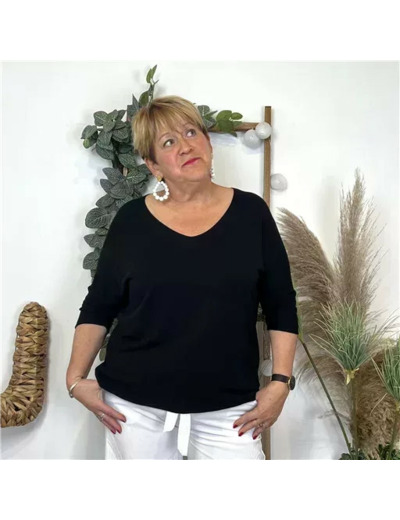 Z145.- Pull léger Emporium (Gt) (noir)