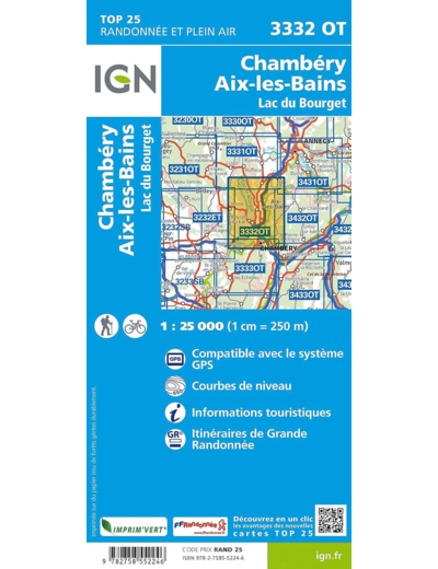 3332OT CHAMBERY - AIX LES BAINS