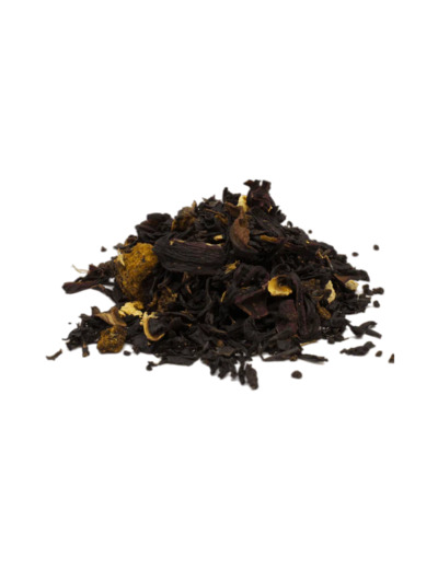 Thé glacé à la pêche avec thé noir de chine et assam