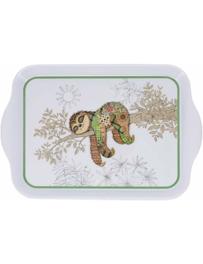 Kiub - Plateau de service individuel Décor Kook Paresseux - KIUB