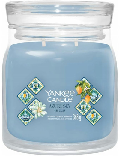 Yankee Candle Moyenne Jarre Ciel d'azur