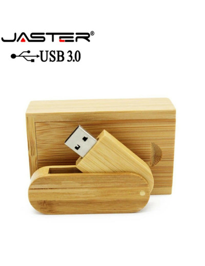 Clé USB 3.0 en bois - 16 Go Bambou foncé