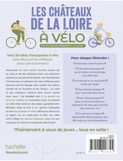 LES CHATEAUX DE LA LOIRE A VELO - NOS 20 PLUS BEAUX ITINERAIRES