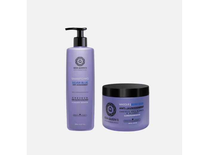 Rituel Silver blue (Anti-Jaunissement) - Shampoing 500ml + Masque 500ml