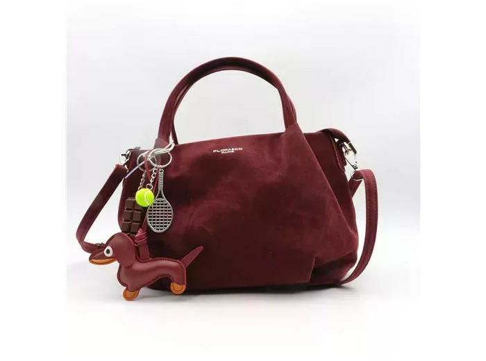 P404- Sac bourse & Bijou de sac (bordeaux)