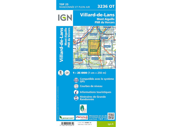 3236OT VILLARD DE LANS MONT AIGUILLE - PNR DU VERCORS