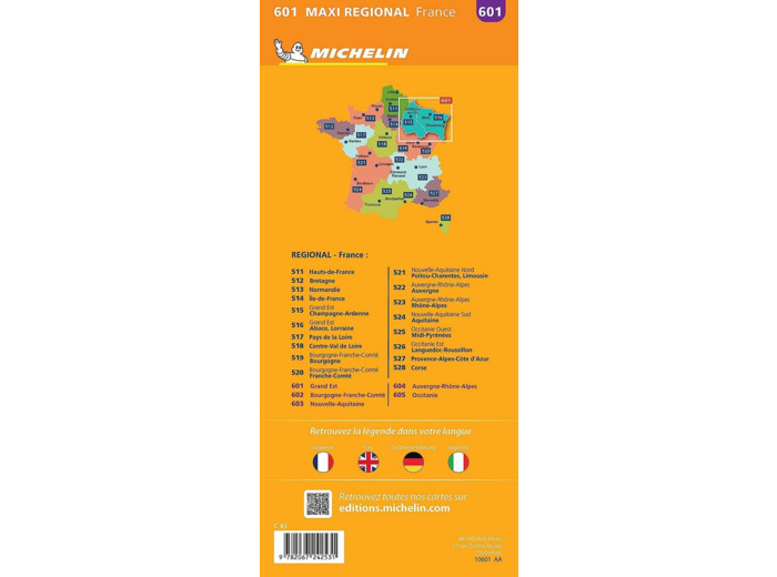 CARTE REGIONALE MAXI - GRAND-EST