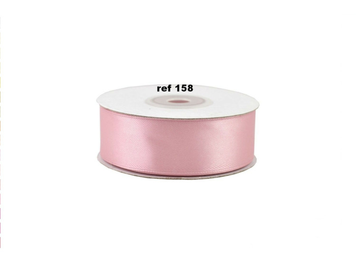 Ruban satin vieux rose 158 largeur 25 mm