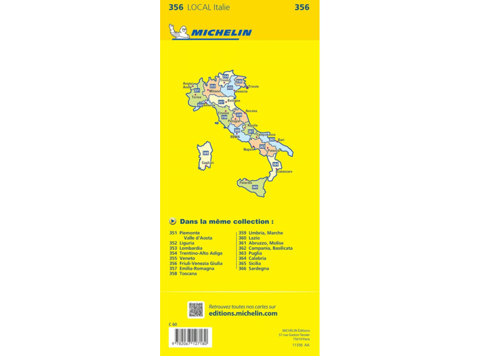 CARTE DEPARTEMENTALE FRIULI-VENEZIA GIULIA