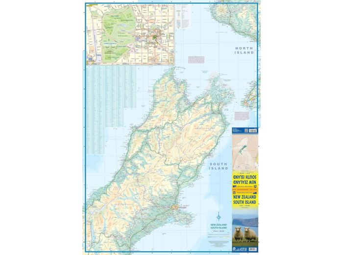 NEW ZEALAND'S SOUTH ISLAND 1:600 000