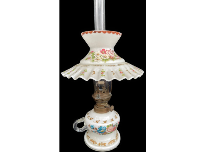 Lampe à pétrole pâte de verre LA132