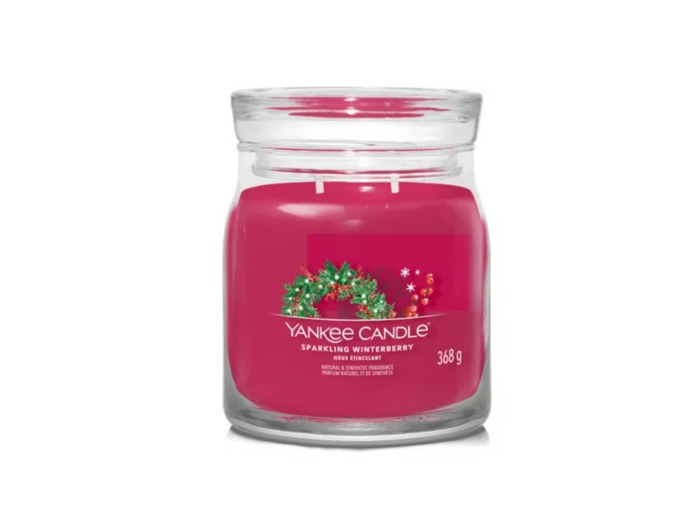 Yankee Candle Moyenne Jarre Houx étincellant