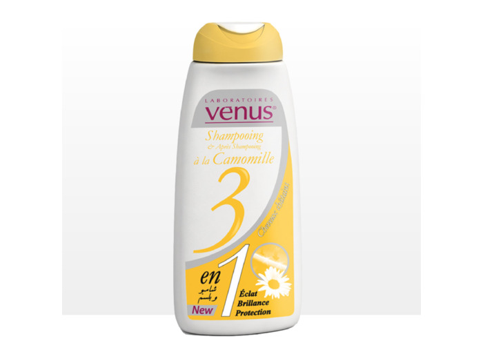 Vénus 3 en 1 à la Camomille - Shampoing 3 en 1 - 250ml