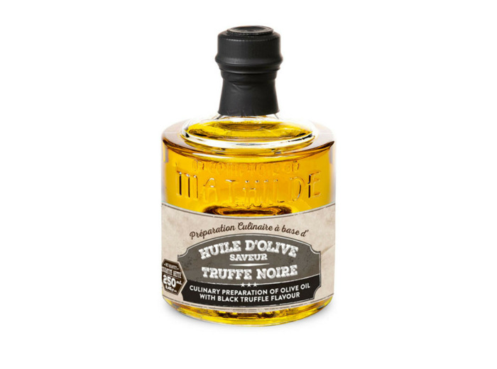 Huile d'olive saveur truffe noire