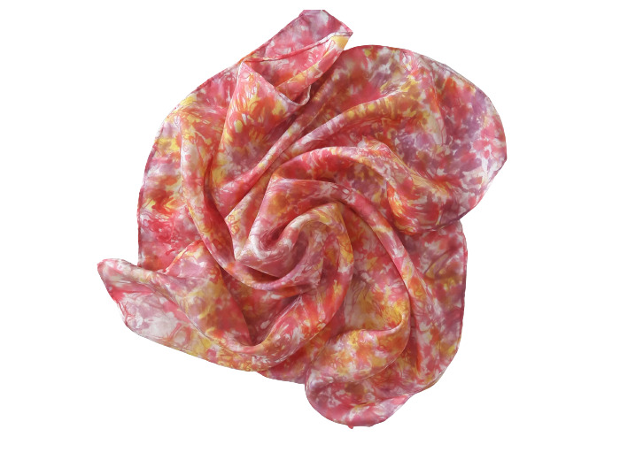 Foulard en soie naturelle Rose