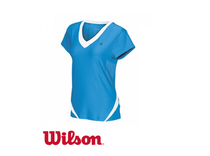 WILSON MELBANT TOP Blue/White