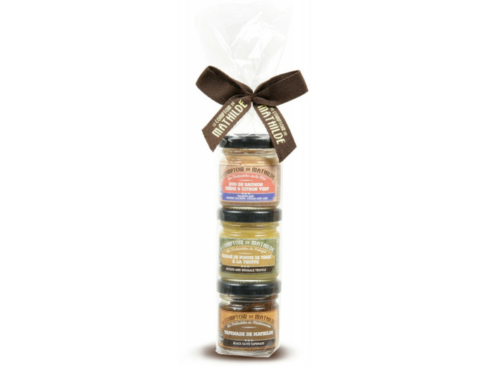 Papillote 3 tartinables salés (3x30g) 5 recettes assorties