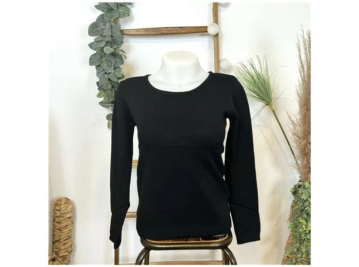Y256- Tricotonic Col rond Les 36 & 40 (noir)