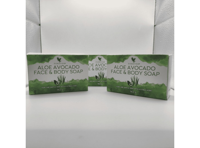 Forever - Lot de 3 Aloe Avocado Face & Body Soap - 3x 142g