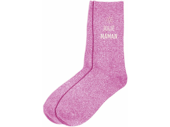 STC Chaussettes paillettes jolie maman