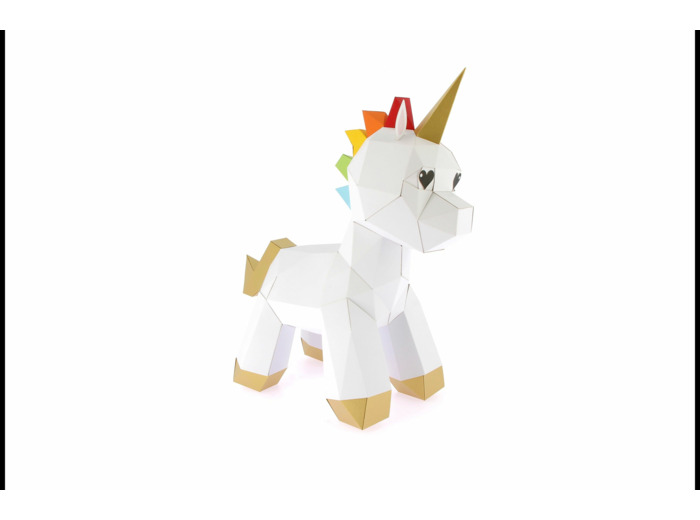 Baby Licorne en Papier
