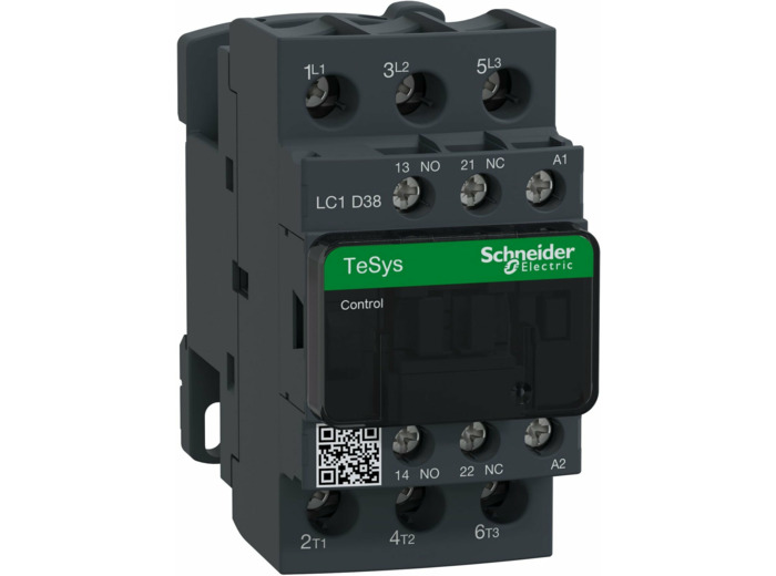 Schneider - TeSys 035261 LC1D38P7 - Contacteur - 3P - AC-3 440V - 38A - bobine 230V ca