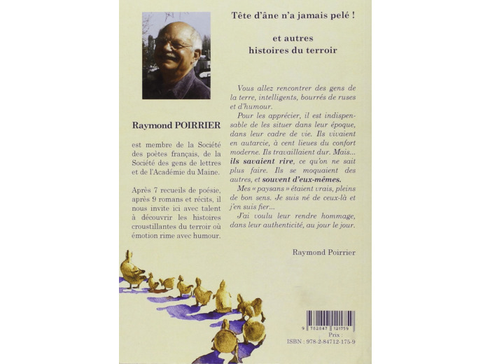 TETE D'ANE N'A JAMAIS PELE ! ET AUTRES HISTOIRES DU TERROIR