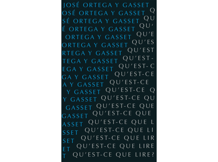 QU'EST-CE QUE LIRE ?