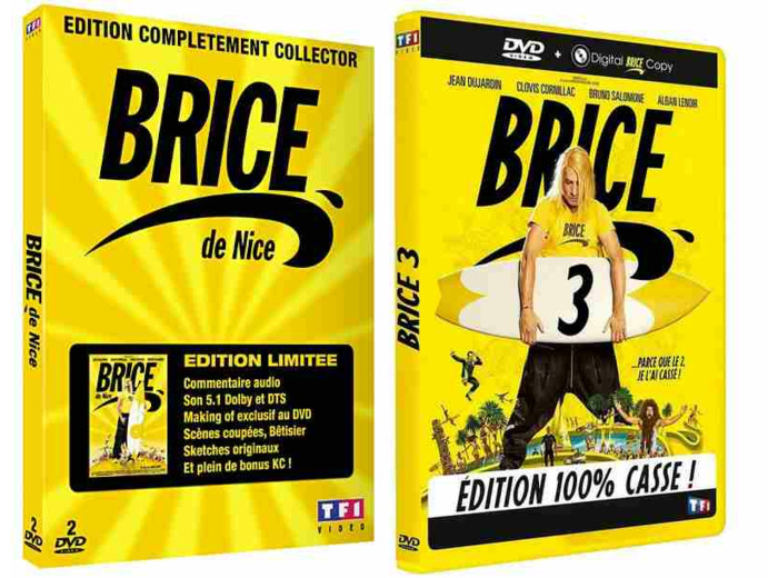 Lot 3 DVD - La Kasse intégrale de Brice (Brice de Nice edition 2 DVD Collector + Brice 3)