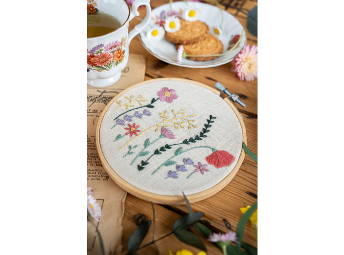 Kit Broderie "Fleurs des Champs"