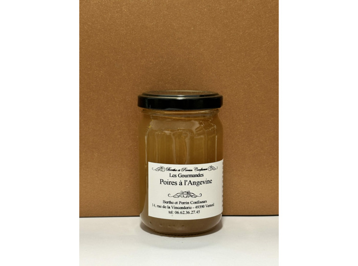 Confiture poires à l'Angevine (230gr)
