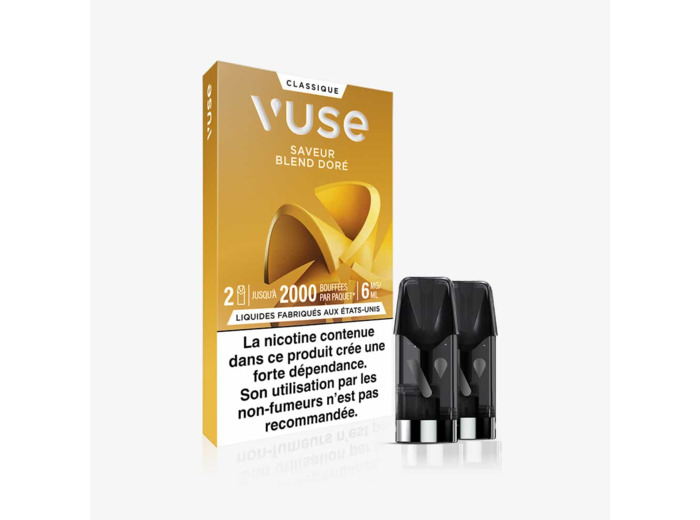 2 pods saveur Blend Doré - 10mg/ml