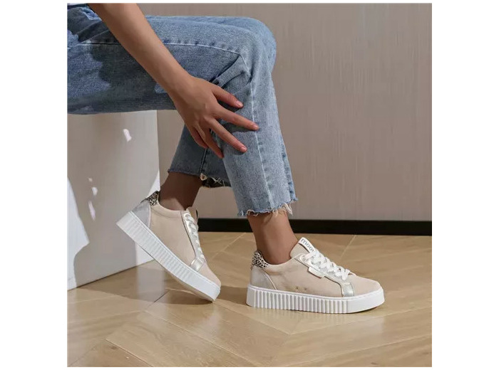 R407- Basket Moow Creepers (T36-T41) (beige)