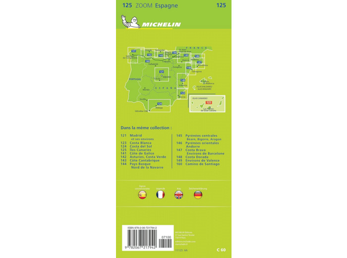 CARTE ZOOM ILES CANARIES