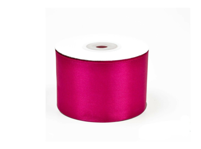Ruban satin framboise 183 largeur 50 mm