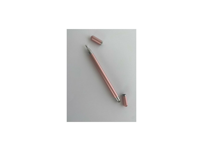 Stylet métallique tactile 2 en 1 - rose