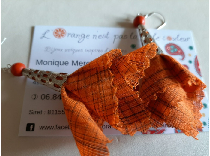 Boucle D'Oreille - Much Much - Orange