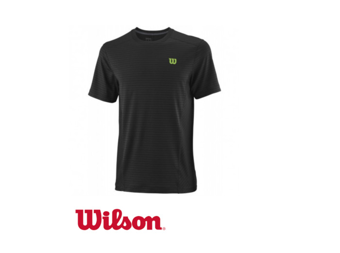 WILSON TEE-SHIRT MEN UWII LINEAR CREW Black