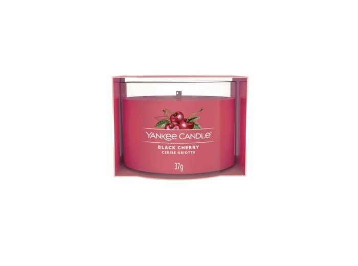 VOTIVE EN VERRE - CERISE GRIOTTE