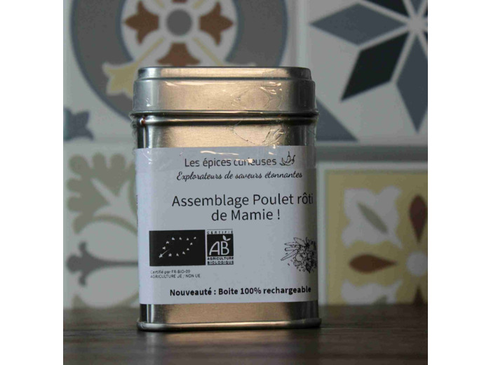 Assemblage à poulet rôti de Mamie ! - Boite métal